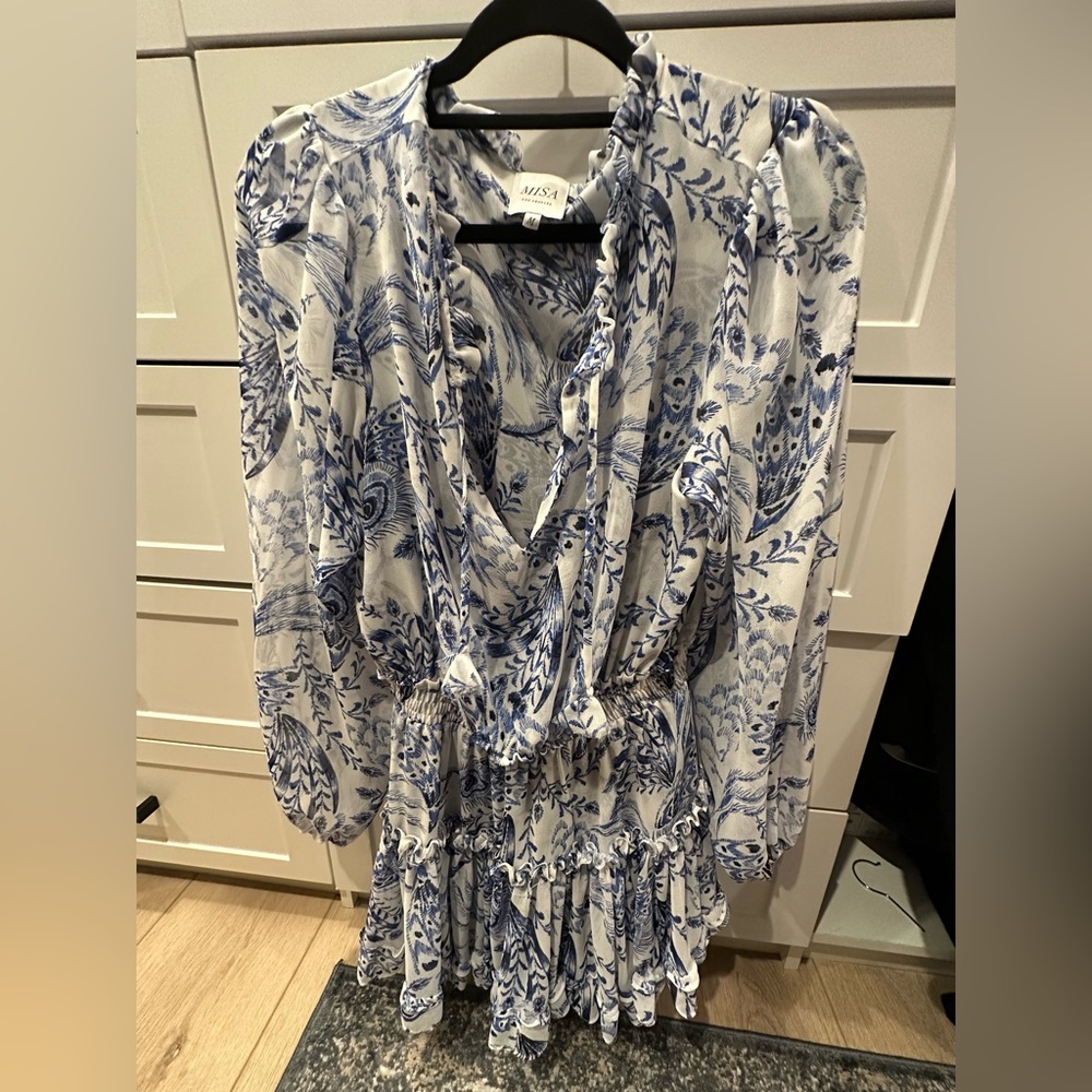 MISA Dress - Size M Blue